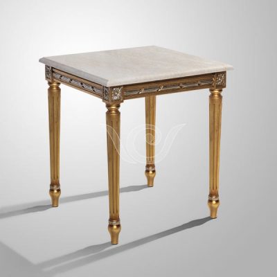 Kasha Side Table Marble Top