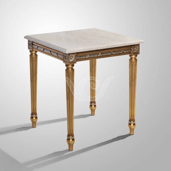 Kasha Side Table Marble Top