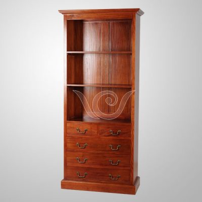 Morgan Bookcase 5 Drawer