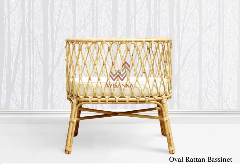 baby crib rattan